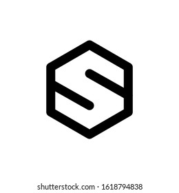 Letter S logo / symbol - vector icon