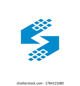 Letter S logo / symbol - vector icon