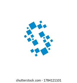 Logo / símbolo de la letra S - icono vector