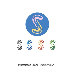 Letter S logo template