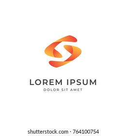 Letter s logo template