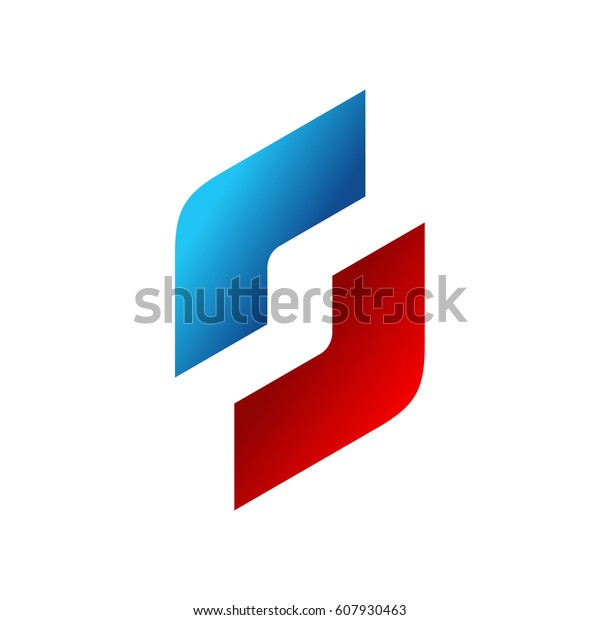 Letter S Logo Template Stock Vector (Royalty Free) 607930463