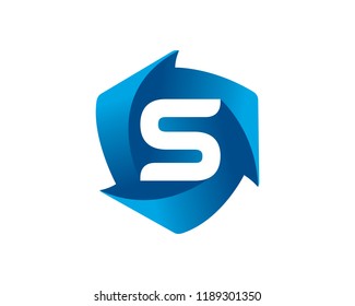Letter S Logo Template Design Vector, Emblem, Concept Design, Creative Symbol, Icon