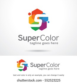 Letter S Logo Template Design Vector/ Fashion / Decor / Color / Develop / Icon Design