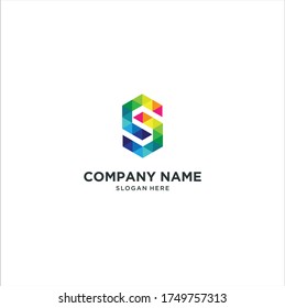 Letter S Logo Template Illustration Design Stock Vector (Royalty Free ...