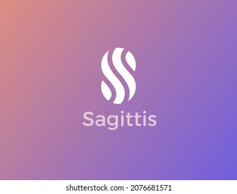 Letter S logo template. Unique modern creative logotype. Vector icon.
