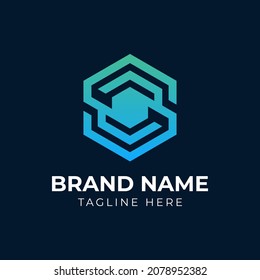 Letter S logo template. Unique modern creative logotype. Vector icon.