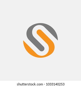 letter S logo template. Vector alphabet