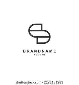 Letter s logo template vector