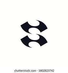 Letter s logo with tribal concept.