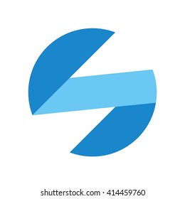 letter S logo vector.
