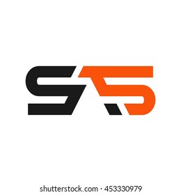 letter S and S logo vector.