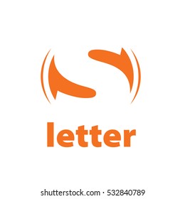 Letter S logo, vector 