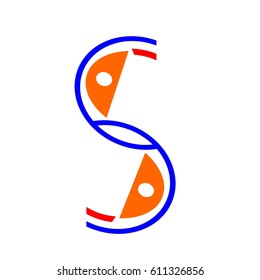 letter S logo vector