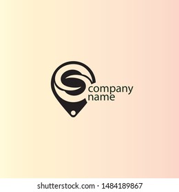 Letter S logo vector design illustration. simple image balloon