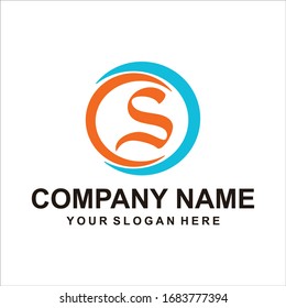 diseño vectorial del logotipo de la letra S