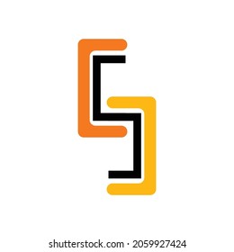 Letter S logo vector design illustration, logo design, icon