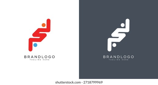 Plantilla de diseño de Vector de logotipo de letra S