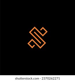 letter s logo vector image