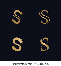 Letter S Logo Vector, Simple Elegant Letter S Logo Design