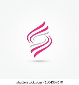 Letter S logo vector, symbol S abstract. vector alphabet letter. Alphabet logo vector