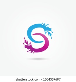 Letter S logo vector, symbol S abstract. vector alphabet letter. Alphabet logo vector