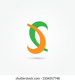 Letter S logo vector, symbol S abstract. vector alphabet letter. Alphabet logo vector