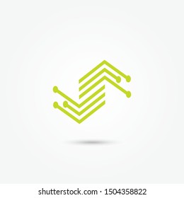 Letter S logo vector, symbol S abstract. vector alphabet letter. Alphabet logo vector. electric logo template.