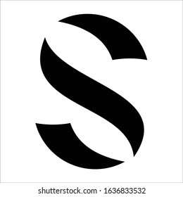 letter S logo vector, symbol S abstract. vector of alphabet
