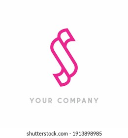 vector del logotipo de la letra S, símbolo S abstract. vector del alfabeto
