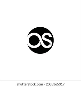 bloque de plantilla de vector de logotipo de letra s