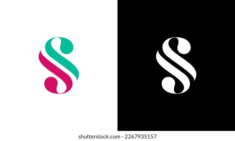 letter s logo vintage classic vector style Design template