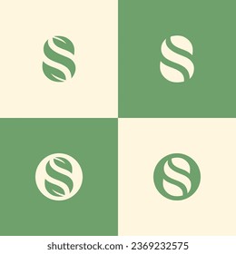 Letter S logos symbols - vector icons set