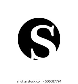 Letter s Lowercase Logo Vector.