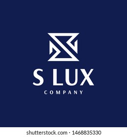 Letter S with Luxury or Beauty Logo Design Vector