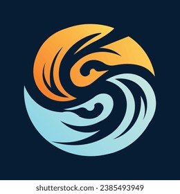 Diseño elegante de logotipo S