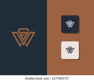 Letter S M logo design. creative minimal monochrome monogram symbol. Universal elegant vector emblem. Premium business logotype. Graphic alphabet symbol for corporate identity