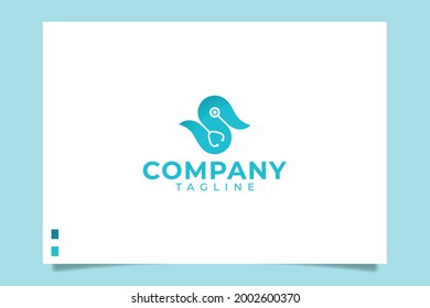 letter S medical logo vector for any business especially for medical and health care, pharmacy, hospital, clinic, etc.