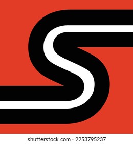 Letter s in the middle.