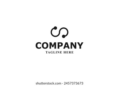 letter s minimal modern logo