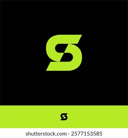 LETTER S MINIMALIST MODERN LOGO DESIGN 