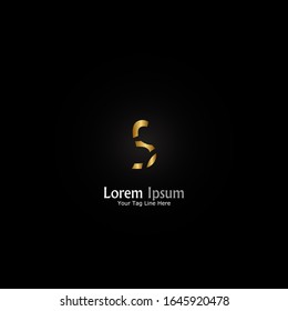 "letter S". Minimalist, simple,digital and modern logo design.