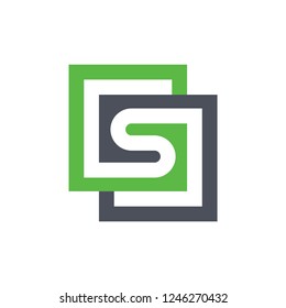 Letter S modern 