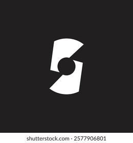 Letter S modern creative unique logo design for corporate and construction company initial logo monogram.