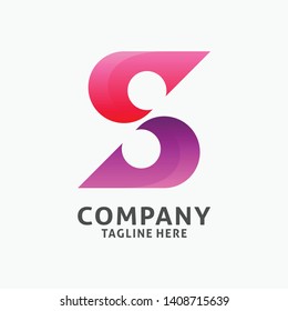 Letter S modern logo design. initial S logo inspiration