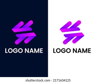 letter s modern logo design template