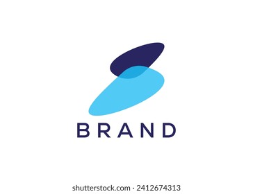 Modernes Logo-Design, Vektorgrafik-Vorlage für Letter S