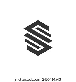 Letter S, Modern logo vector design
