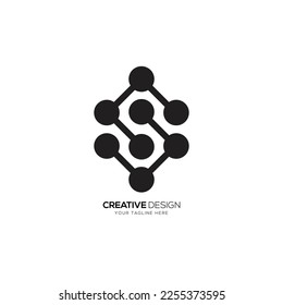 Letter S modern tech business logo