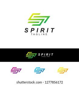 Letter S monogram logo